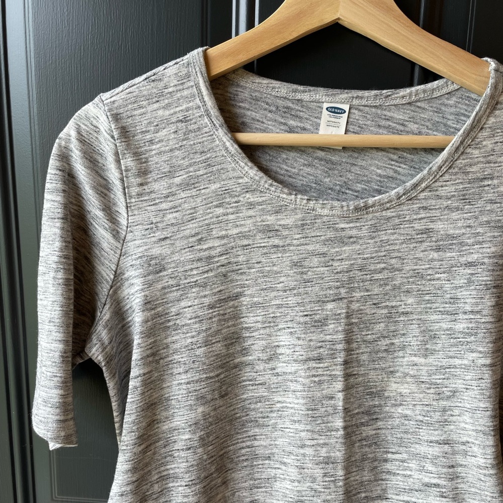 Grey maternity dress